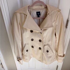 GAP Women's Beige Peacoat